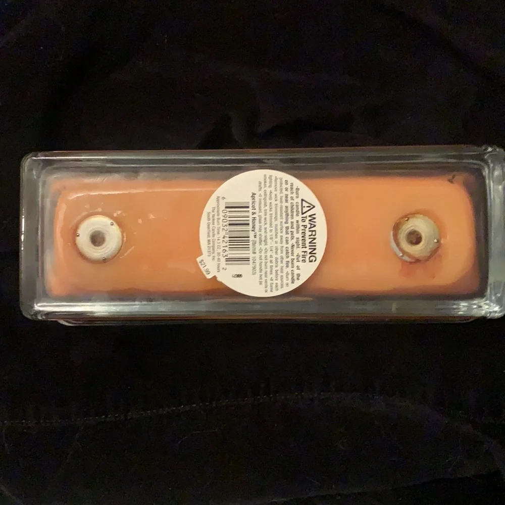 Rare Yankee Candle Apricot & Honey 3 Wick Candle new - Picture 3 of 4